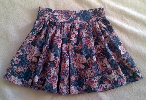 Ma jupe élastiquée à poches